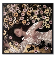 "Летний сон-она" 100х100